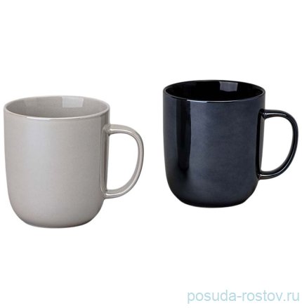 Набор кружек 400 мл 2 шт &quot;Gloss /микс&quot; / 378243