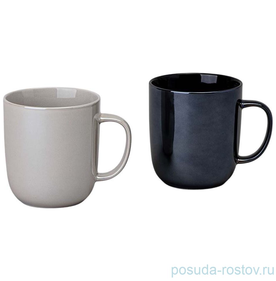 Набор кружек 400 мл 2 шт "Gloss /микс" / 378243