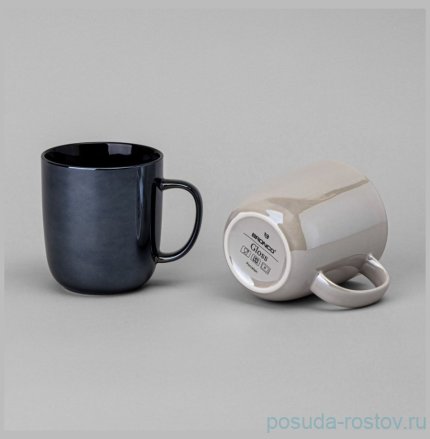 Набор кружек 400 мл 2 шт &quot;Gloss /микс&quot; / 378243
