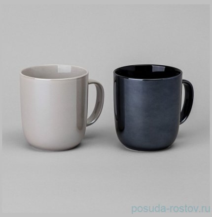 Набор кружек 400 мл 2 шт &quot;Gloss /микс&quot; / 378243