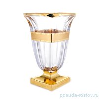 Ваза для цветов 29 см н/н &quot;Магма /Матовая полоса /золото&quot; / 151525