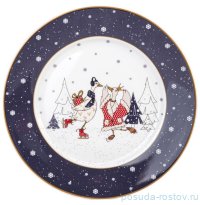 Тарелка 25 см 1 шт &quot;Family christmas&quot; / 362538