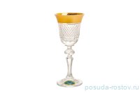 Рюмки 60 мл 6 шт &quot;Фелиция /Хрусталь с золотом&quot; / 038902