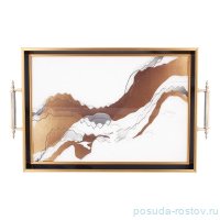 Поднос 31 х 43 см прямоугольный с ручками &quot;Dementia Koleksiyon&quot; / 341557