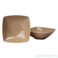 Набор салатников квадратных lefard tint 600мл (мокко) 2 шт. / 348200