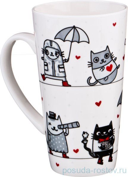 Кружка 500 мл &quot;кошки&quot; / 191372
