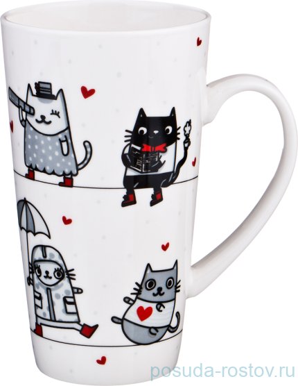 Кружка 500 мл &quot;кошки&quot; / 191372