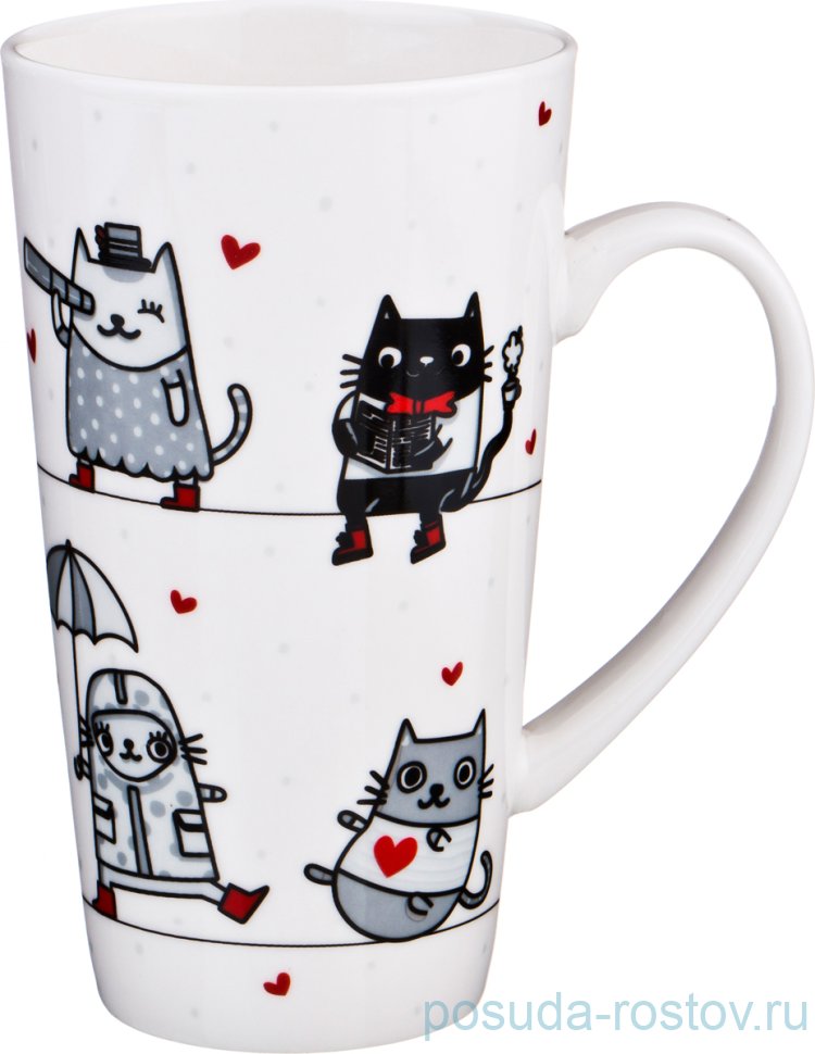 Кружка 500 мл "кошки" / 191372 Кружка 500 мл "кошки" / 191372