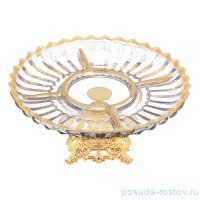 Менажница н/н металл &quot;Золотой ободок&quot; / 363866