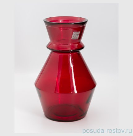 Ваза для цветов 25 см рубиновый &quot;Merida&quot; / 323151