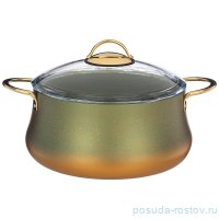Кастрюля 26 х 12 см со стеклянной крышкой 5,5 л &quot;Agness /Vulcano&quot; / 230289