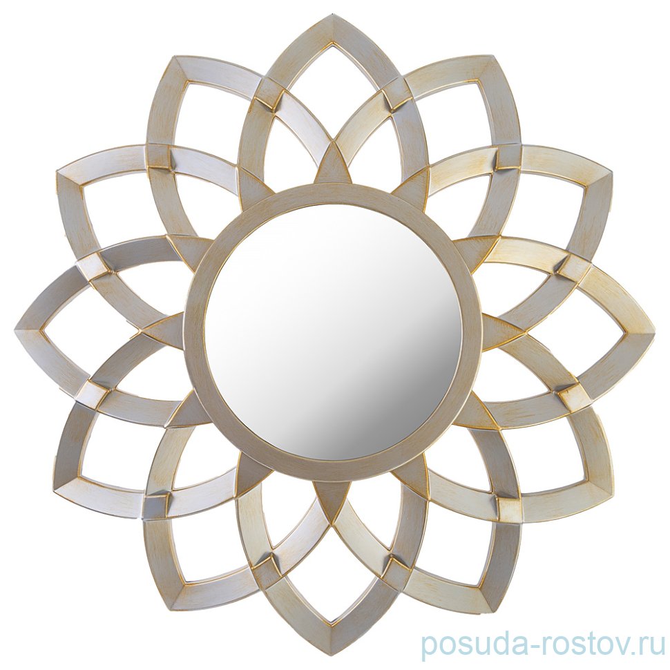 Зеркало настенное 76 см серебро "SWISS HOME" / 188021 Зеркало настенное 76 см серебро "SWISS HOME" / 188021