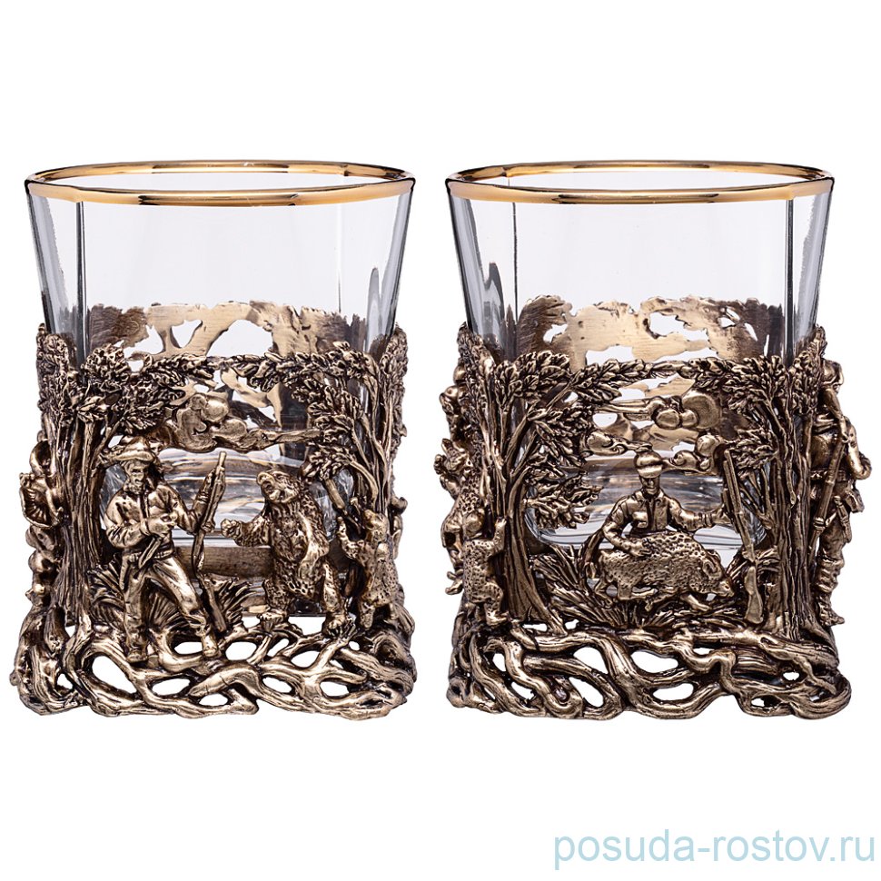 Стаканы для виски 310 мл 2 шт "Охота" / 269742