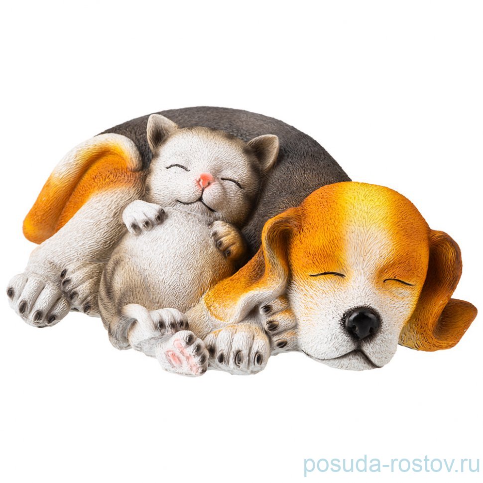 Фигурка 26 х 19 х 10 см "Щенок и котенок" / 341939 Фигурка 26 х 19 х 10 см "Щенок и котенок" / 341939