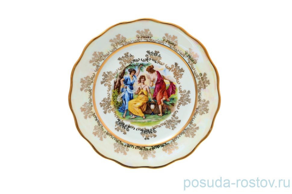 Набор тарелок 26 см 6 шт Sterne porcelan "Фредерика /Мадонна перламутр" / 139144 Набор тарелок 26 см 6 шт Sterne porcelan "Фредерика /Мадонна перламутр" / 139144