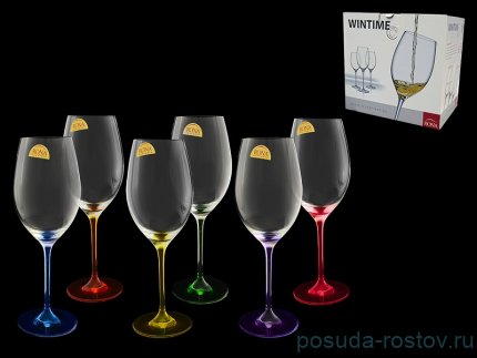Бокалы для белого вина 410 мл 6 шт &quot;Wintime /Арлекино&quot; / 116753
