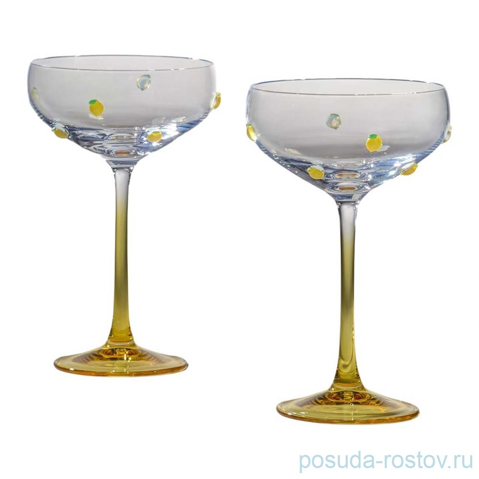 Креманки 270 мл 2 шт "Fruity lemon" / 374806 Креманки 270 мл 2 шт "Fruity lemon" / 374806