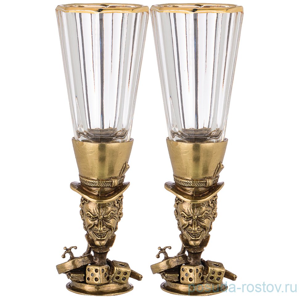 Рюмки 50 мл 2 шт "Джокер" / 190710 Рюмки 50 мл 2 шт "Джокер" / 190710