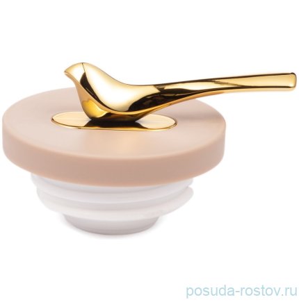 Термос 950 мл со стеклянной колбой крышка с клапаном Agness / 380078