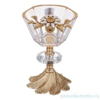 Креманка 17 см &quot;Лепесток /золото&quot; / 342737