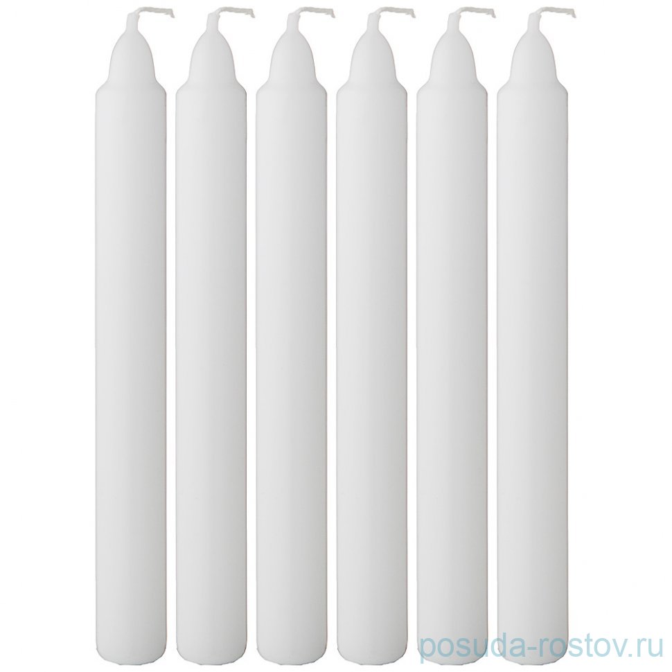 Набор свечей из 6 штук классика высота 18 см / 211085 Набор свечей из 6 штук классика высота 18 см / 211085