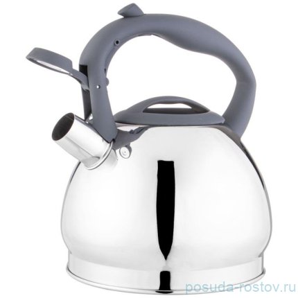 Чайник 3 л со свистком термоаккумулирующее дно Agness  / 354453