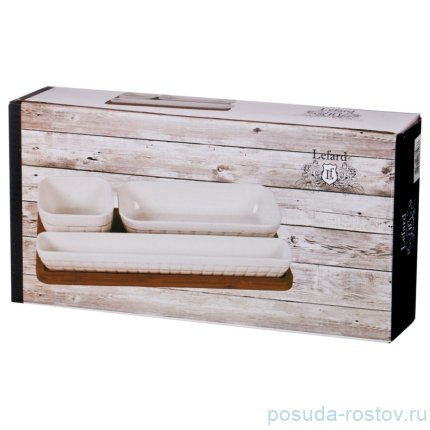 Менажница 27 х 14 см 3-х секционная / 197587