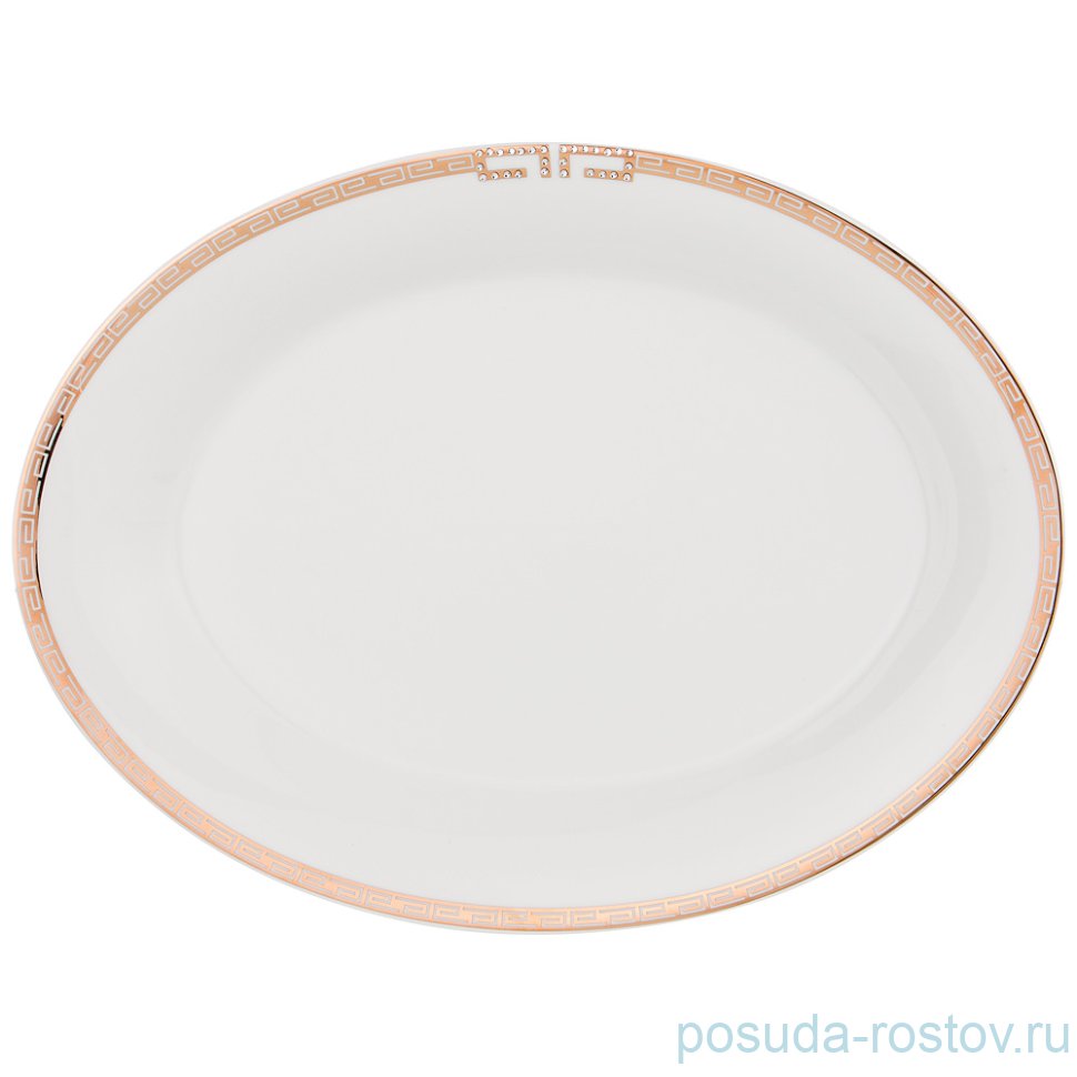 Тарелка 35,5 см 1 шт овальная "chic" / 211238