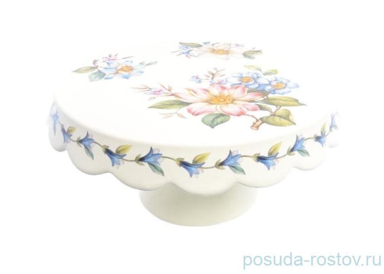 Тортница 27 см н/н "Artigianato ceramico /Весенние лепестки" / 223874