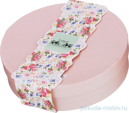 Набор тарелок 20 см 6 шт &quot;букет /розовый&quot; / 189689