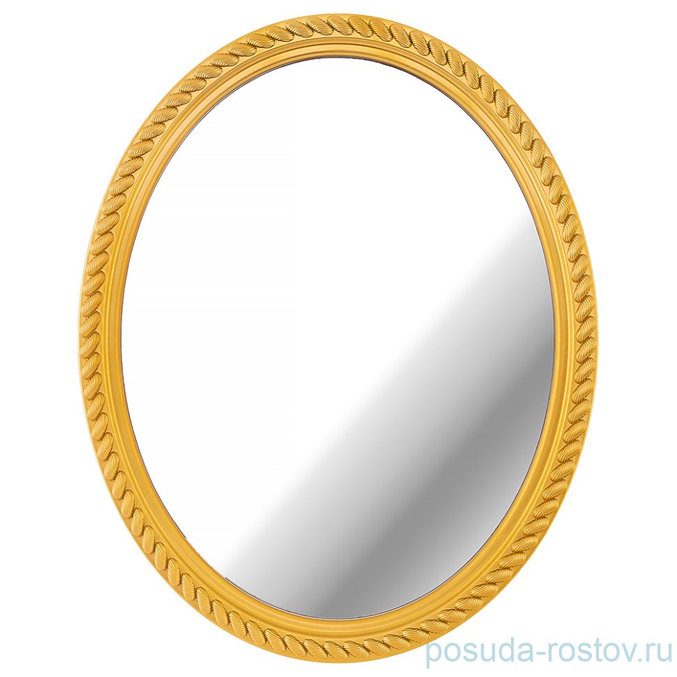 Зеркало настенное 52 см овальное золото "LOVELY HOME"  / 188015