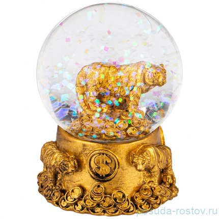 Фигурка в шаре 4,5 х 4,5 х 6,3 см &quot;Тигр&quot; / 268781