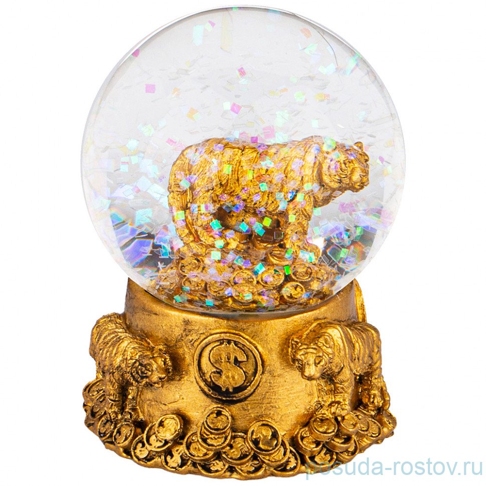 Фигурка в шаре 4,5 х 4,5 х 6,3 см "Тигр" / 268781 Фигурка в шаре 4,5 х 4,5 х 6,3 см "Тигр" / 268781