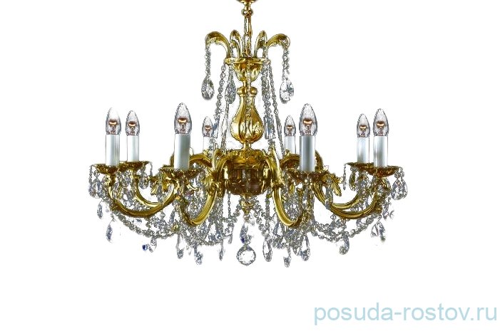 Люстра 8 рожковая  Royal "Роял" h-120 см, диаметр-80 см, вес 12 кг / 026330