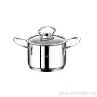 Кастрюля 14 х 8 см со стеклянной крышкой 1,2 л &quot;SINGLE COOKWARE&quot; / 284230