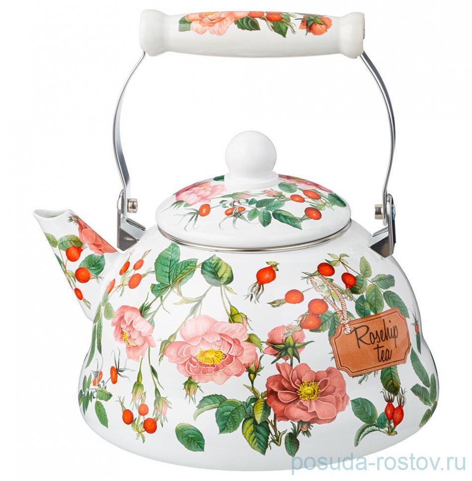 Чайник 3 л эмалированный "Fruit Basket /Rosehip tea" / 313097