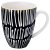 Кружка 350 мл черно-белое "Vogue /с жёлтым" / 190459