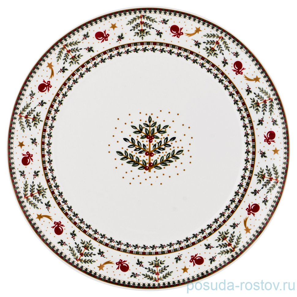 Блюдо 26 см круглое "Christmas Collection" / 192102