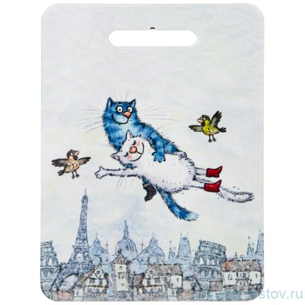 Подставка под горячее 15 х 20 см &quot;blue cats&quot; / 225592