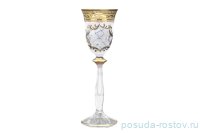 Рюмки 60 мл 6 шт белые &quot;Анжела /Антик золото /Белые стразы&quot; / 057931