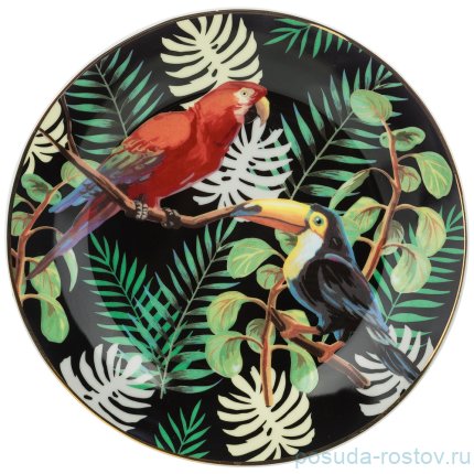 Набор тарелок 20 см 6 шт &quot;тропические птицы&quot; / 195033