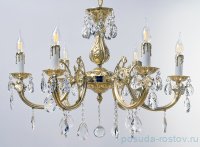 Люстра 6 рожковая платина &quot;Royal Bohemia&quot; / 122495