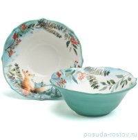 Набор салатников 15 х 5,5 см 2 шт &quot;Лесная сказка /В зимнем лесу&quot; / 379281