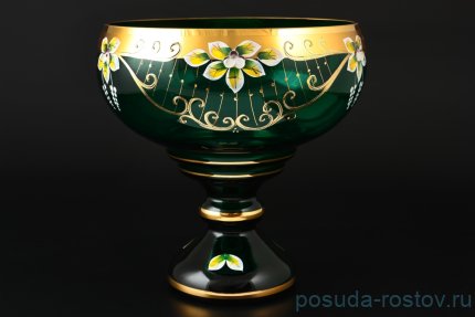 Ваза для фруктов 26 см н/н &quot;Лепка зелёная&quot; / 099282