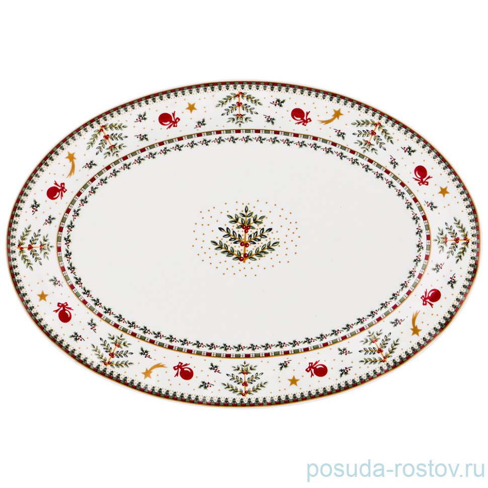 Блюдо 30,5 см овальное "Christmas Collection" / 192103