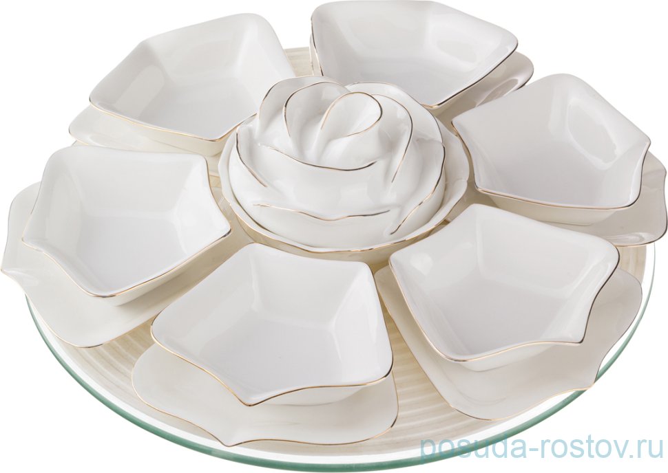 Менажница 7-ми секционная "Цветочная симфония" / 192540