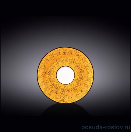 Блюдце 15 см жёлтое &quot;Splash&quot; / 261802