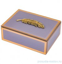 Шкатулка 16 х 12 х 6 см серая &quot;Pen&quot; / 271709