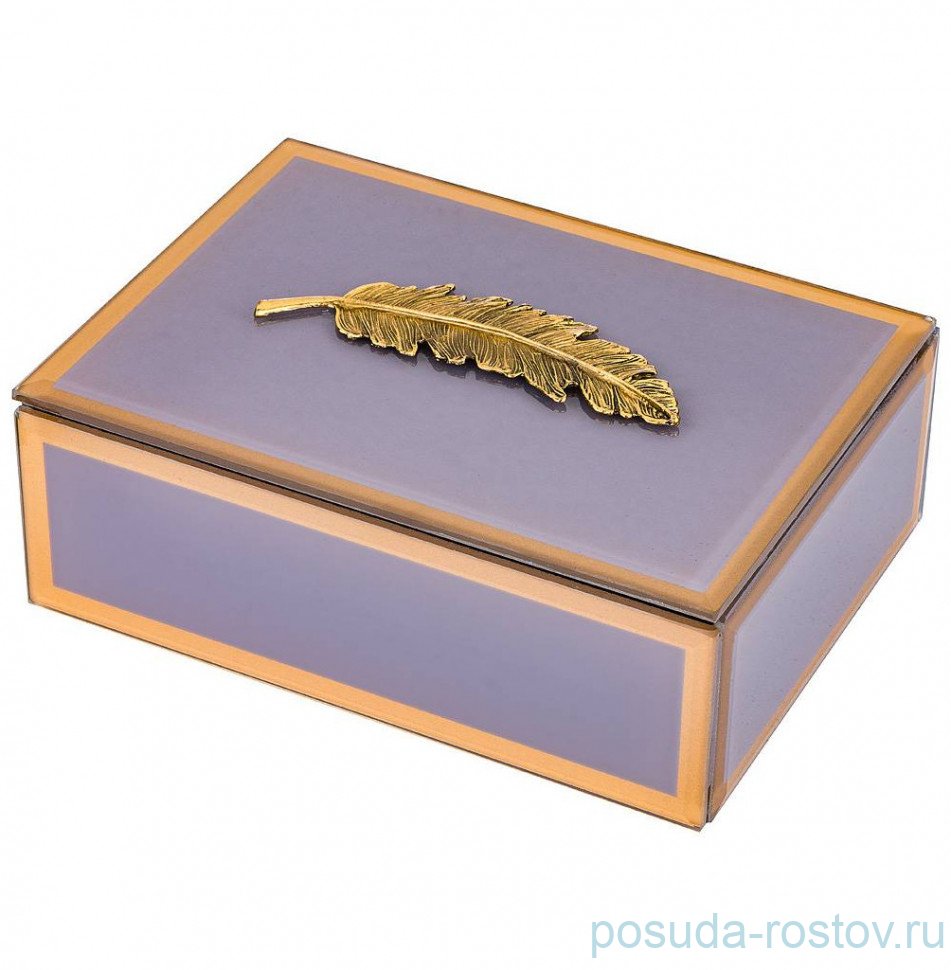 Шкатулка 16 х 12 х 6 см серая "Pen" / 271709 Шкатулка 16 х 12 х 6 см серая "Pen" / 271709