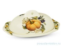 Масленка 22,5 х 15,5 см &quot;Artigianato ceramico /Тыква&quot; / 149422